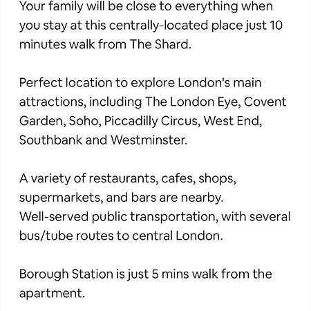 Aprt 10Mins Walk From The Shard! Διαμέρισμα Λονδίνο Εξωτερικό φωτογραφία